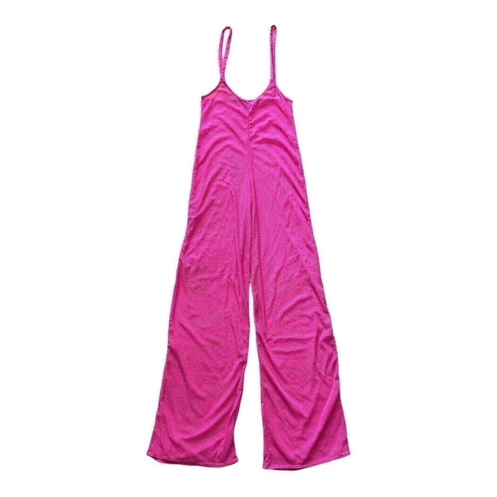 FORPLAY-PINK MESH BODYSUIT-SIZE LARGE